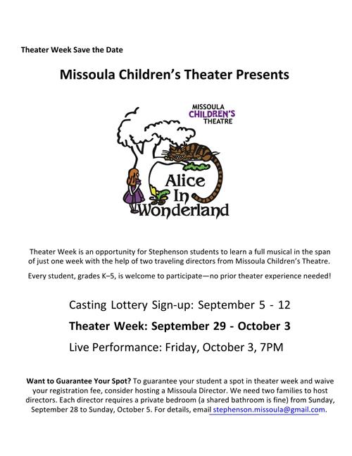 Missoula Theater Flyer